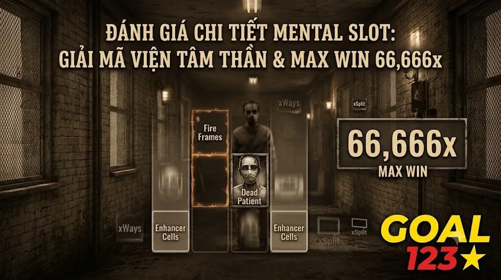 Đánh Giá Chi Tiết Mental Slot (Nolimit City): Chinh Phục Mức Thưởng 66,666x Tại Goal123